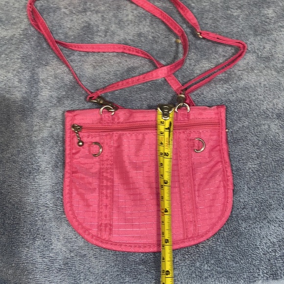 NWOT Small Baggallini Travel Wallet Bag Cross Body Belt Loops - Picture 4 of 7